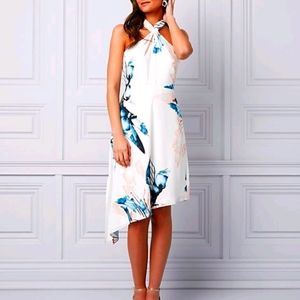 Beautiful asymmetrical strapless dress